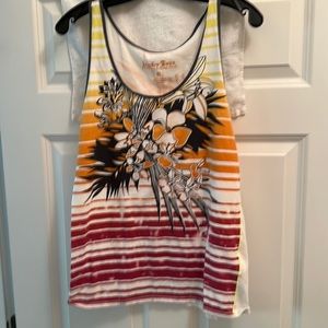 Vintage Lucky Brand Tropical Tank top- Like new